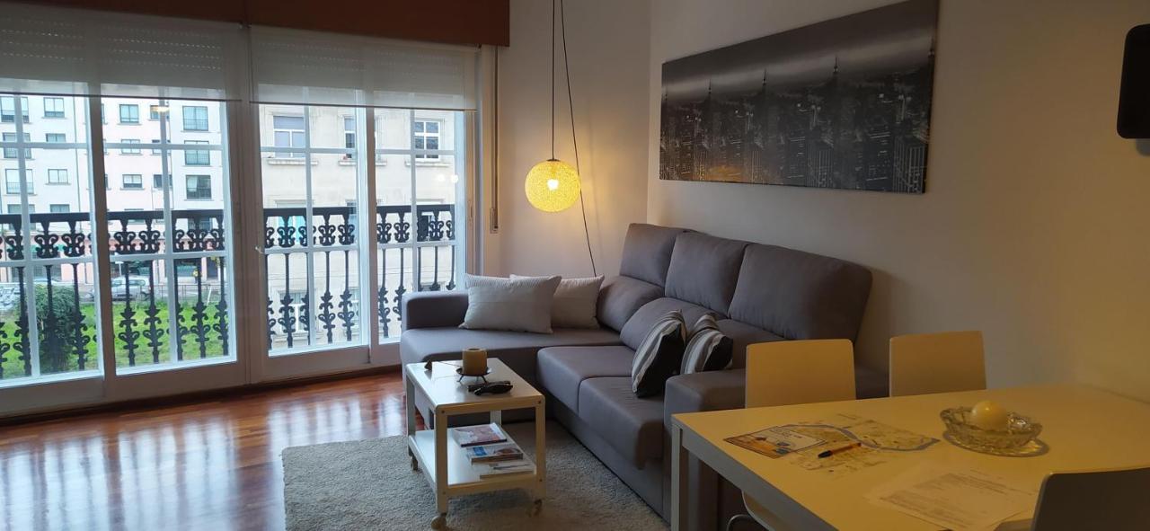 Moderno Y Luminoso 2 Dormitorios Con Todas Las Comodidades En Pontevedra Ciudad Exterior foto